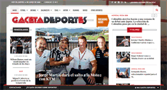 Desktop Screenshot of gacetadeportes.com